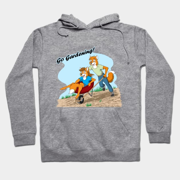 Go Gardening! Hoodie by OzFoxes